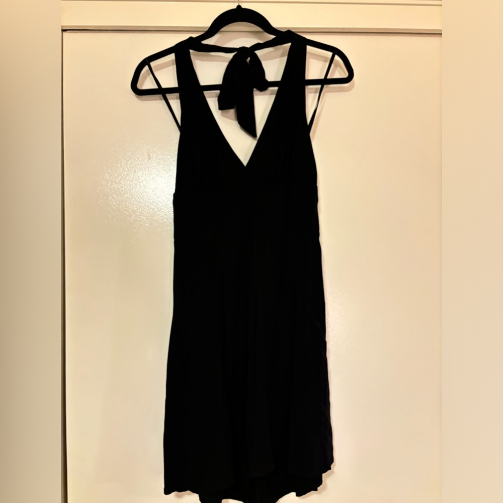 Plunge Black Dress